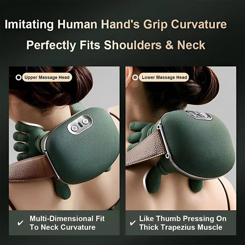 Relaxiva™ 4D Neck Massager with Heat